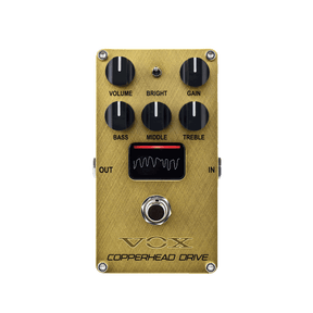 VOX Amps USA | Copperhead Drive Valve Distortion Pedal | Shop Now