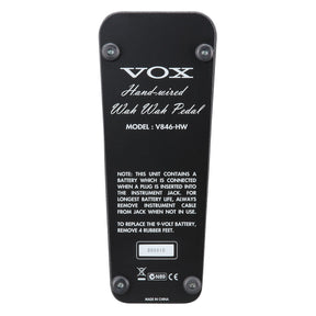Hand-Wired Wah Pedal Vox Amp Shop