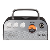 Front view of the VOX MV50HG mini amplifier