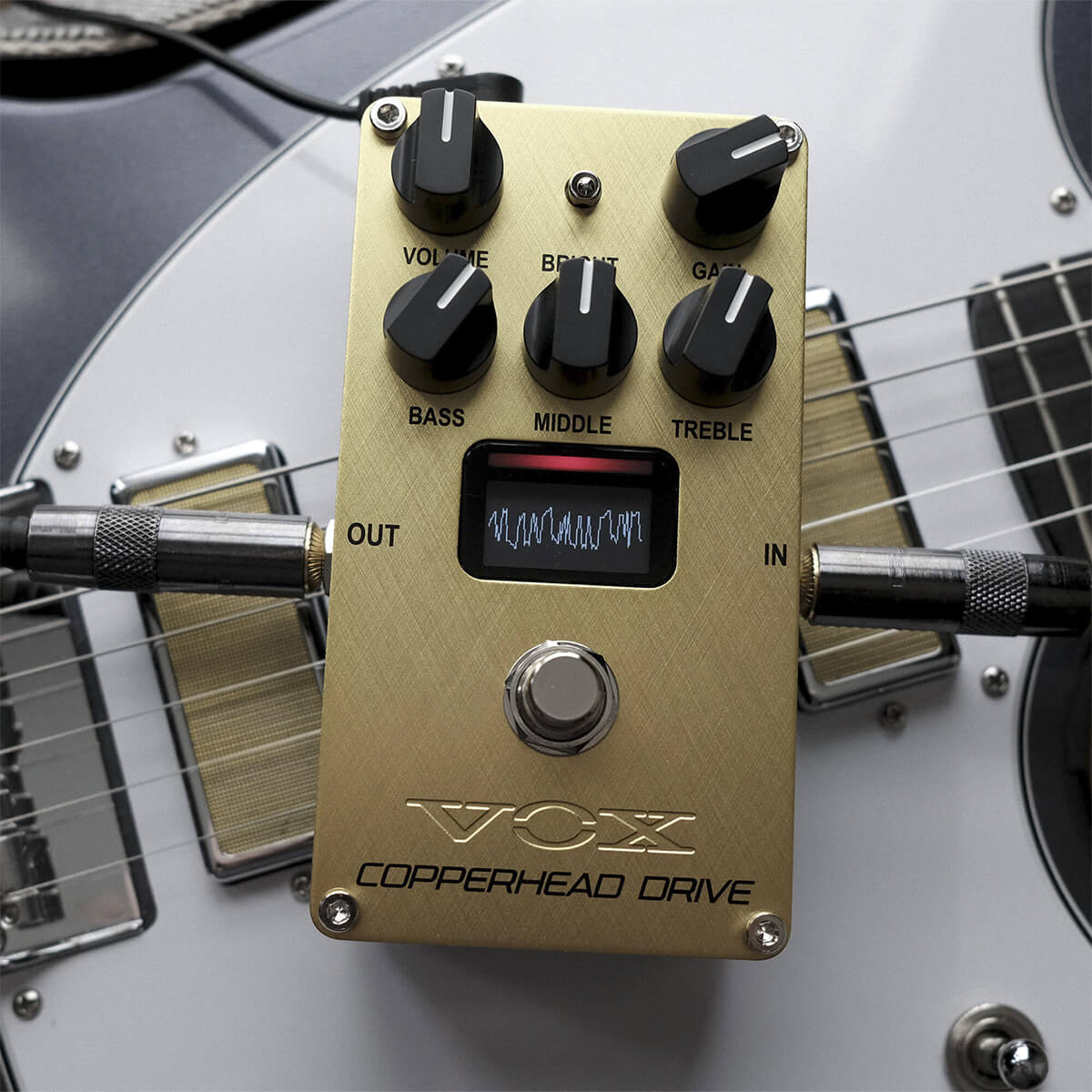 VOX Amps USA | Copperhead Drive Valve Distortion Pedal | Shop Now