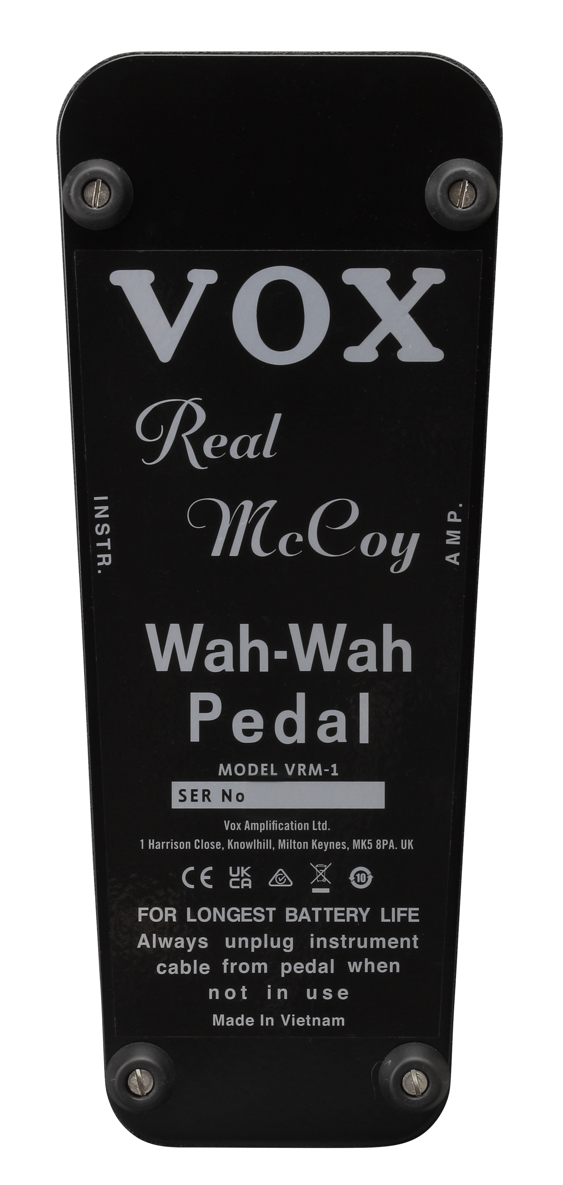 VOX Amps USA | Real McCoy Wah Pedal | Shop Now VOX Amps USA | Real McCoy Wah Pedal | Shop Now