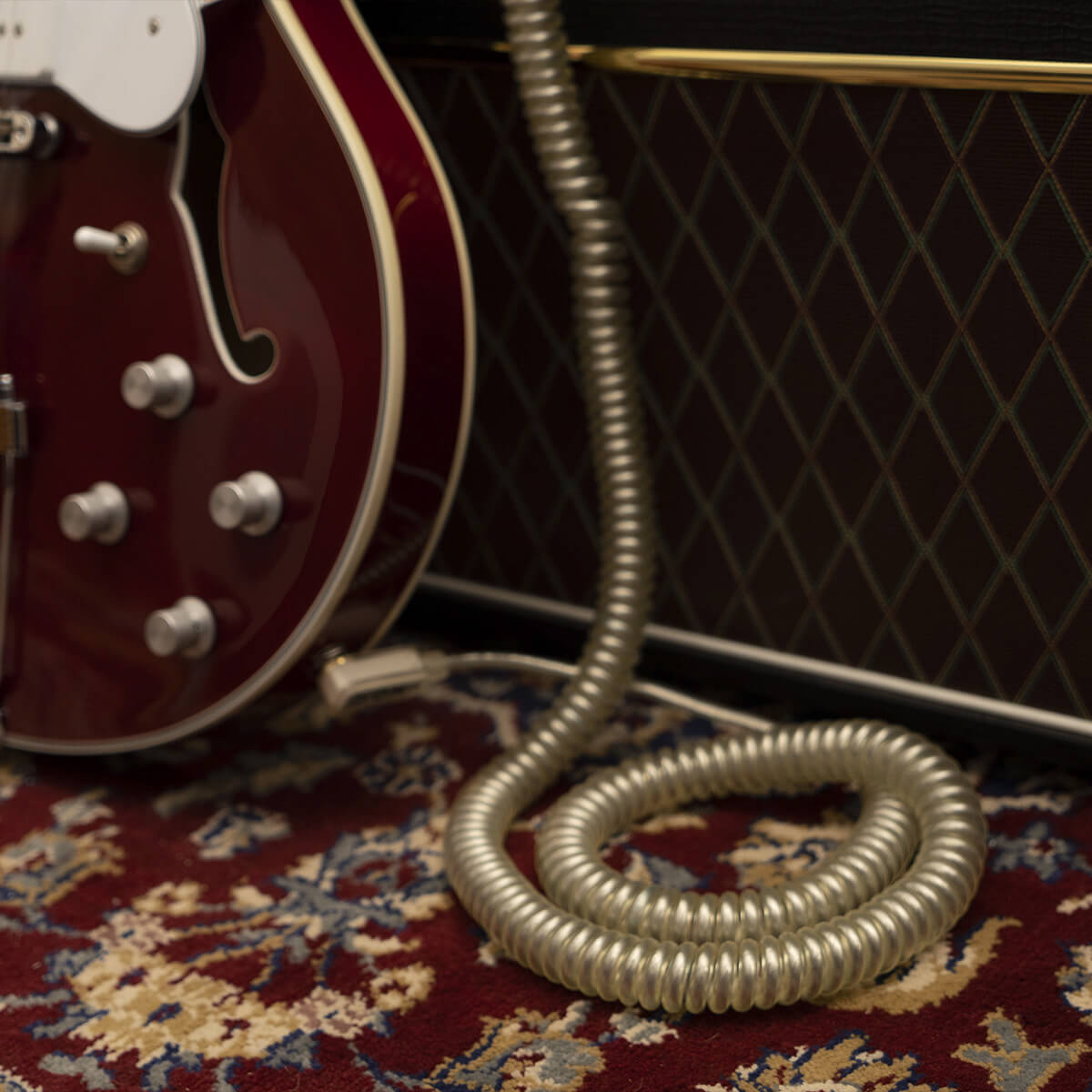 Vintage Coil Cable - Silver Vox Amp Shop