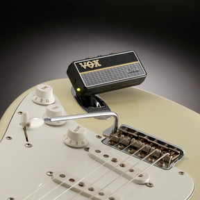 amPlug Clean plugged into a cream colored electric guitar